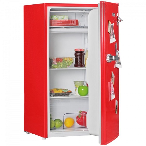 AMSTYLE Design Retro Minikühlschrank